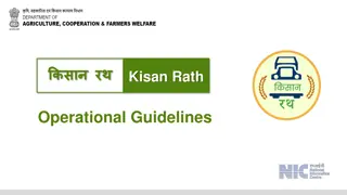 Kisan Rath Operational Guidelines: Registration, Sign-In, and Role-based Functionalities