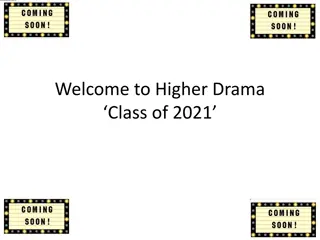 Higher Drama Class of 2021 Overview