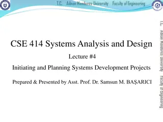 Initiating and Planning Systems Development Projects