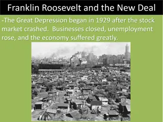 Franklin D. Roosevelt and the New Deal During the Great Depression