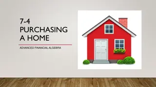 The Costs of Buying a Home