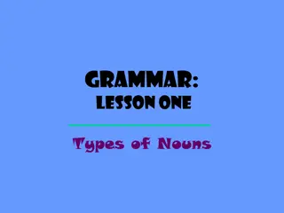 Types of Nouns: Common, Proper, Concrete, and Abstract