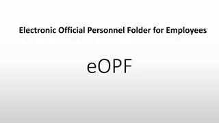 Understanding Electronic Official Personnel Folder (eOPF) for Employees