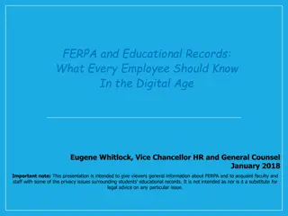 Understanding FERPA and Educational Records in the Digital Age