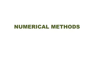 Interpolation in Numerical Methods