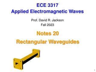 Rectangular Waveguides: Modes and Solutions