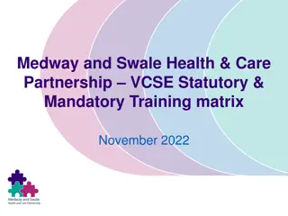 Medway and Swale Health & Care Partnership Training and Framework Overview