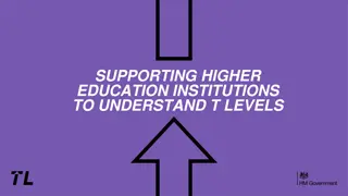 T Levels in Higher Education