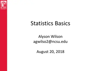 Understanding Basic Concepts in Statistics