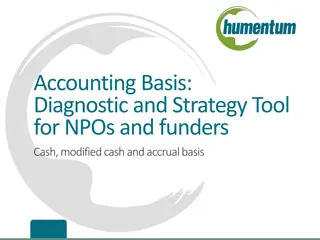 Accounting Basis Diagnostic Tool for NPOs and Funders