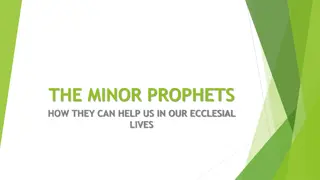 Unveiling the Significance of Minor Prophets in Our Spiritual Journey