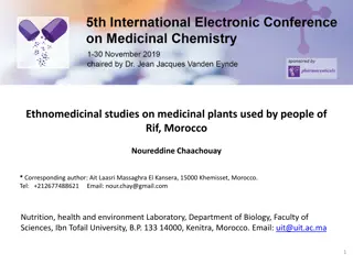 Ethnomedicinal Studies on Medicinal Plants in Rif, Morocco