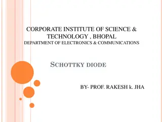 Schottky Diodes in Electronics