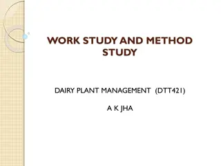 Techniques for Improving Productivity in Dairy Plant Management