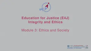 Ethics and Society: Importance and Impact on Human Cooperation