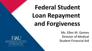 Federal Student Loan Repayment and Forgiveness Programs