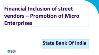 Enhancing Financial Inclusion for Street Vendors and Micro Enterprises