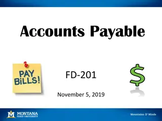 Managing Accounts Payable and Business Payments Process