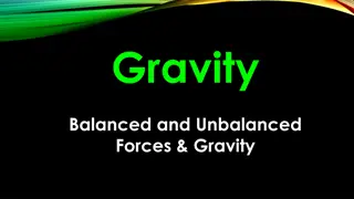 Gravity and Balanced/Unbalanced Forces in Physics