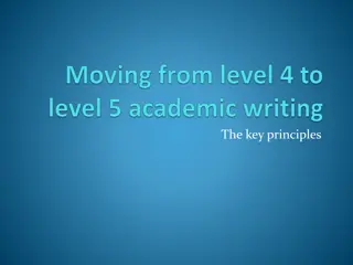 Achieving Excellence in Essay Writing at Level 5