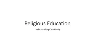 Understanding Christianity: Exploring the Holiness and Love of God through Religious Education