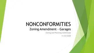 Nonconformities in Zoning Regulations