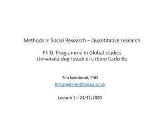 Quantitative Research in Social Studies: A Comprehensive Overview