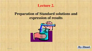 Understanding Standard Solutions in Chemistry