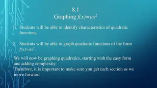 Understanding Quadratic Functions: Graphing and Characteristics