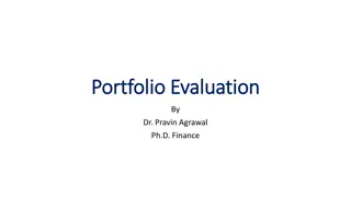 Portfolio Evaluation, Management, and Risk-Adjusted Performance