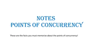 Key Points of Concurrency in Triangles