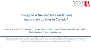 Evaluation of Evidence for Road Safety Policies in Canada