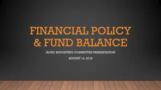 Financial Policy & Fund Balance Overview