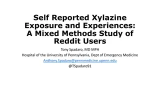 Analysis of Xylazine Exposure and Experiences among Reddit Users