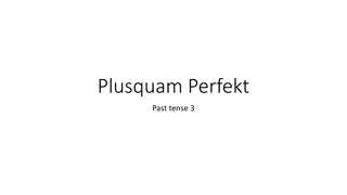 Plusquamperfekt Tense in German Grammar