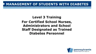 Effective Diabetes Management Training for School Personnel