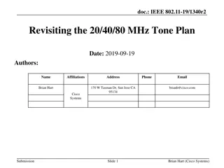 Revisiting the IEEE 802.11-19/1340r2 Tone Plan Optimization