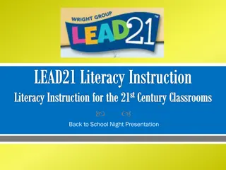 LEAD21 Literacy Instruction: Enhancing Reading Skills for 21st Century Classrooms