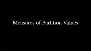 Partition Values in Statistics