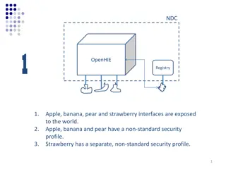 Comparison of Security Profiles in OpenHIE Registries