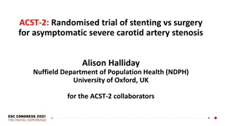 ACST-2 Trial: Stenting vs. Surgery for Carotid Artery Stenosis