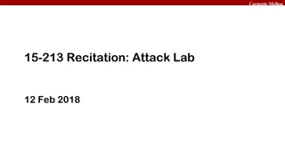 Buffer Overflow Attacks at Carnegie Mellon