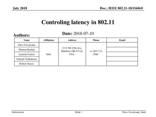 Analyzing and Improving Latency in IEEE 802.11 Networks