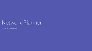 Network Planning Overview and Implementation Steps