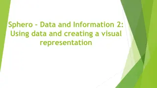 Utilizing Data for Visual Representation with Sphero