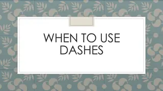 Using Dashes for Emphasis in Writing