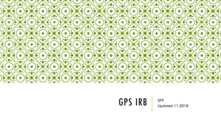 Guidelines for GPS IRB Application Process at Pepperdine University