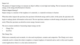 Impact Testing for Materials Evaluation