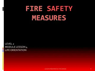 Fire Safety Measures - Level 2 Module Lesson 4