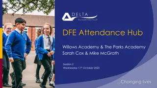 DFE Attendance Hub Session on School Attendance Strategies